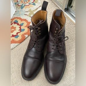 Bow-Tie Leather Boots 8M/9UK